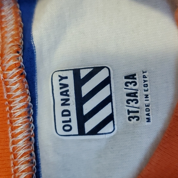 Lot 3t Boys Long Sleeve Tees. Cat & Jack, Crazy 8, Old Navy. - Picture 4 of 5